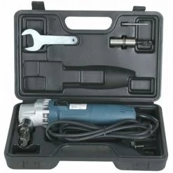 AREBOS Grignoteuse 380W Ou 625W | Grignoteuse Grignoteuse Cisaille à Tôle | Coffret Inclus | Convient Pour L'acier, L'inox Et Le Plastique (380 W)