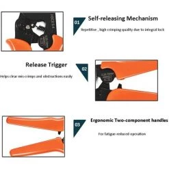 LANGRAY Outil De Sertissage De Virole, Outils De Sertissage Réglables De Pince à Sertir Dechengbao Utilisés Pour 0,25-10mm2 (AWG 23-7) Manchons De Cable, Sertisseuse De Fil 8 LANGRAY Outil De Sertissage De Virole, Outils De Sertissage Réglables De Pince à Sertir Dechengbao Utilisés Pour 0,25-10mm2 (AWG 23-7) Manchons De Cable, Sertisseuse De Fil -Scie électrique portative Soldes 26864204 4