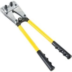 LANGRAY Pince à Sertir Puissant Outil De Sertissage De Borne De Fil 6-50 Mm2 Pince Multifonctionnel Avec Poingnée Antidérapant Pour électricien Bricolage