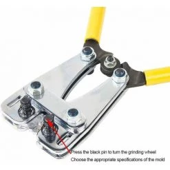 LANGRAY Pince à Sertir Puissant Outil De Sertissage De Borne De Fil 6-50 Mm2 Pince Multifonctionnel Avec Poingnée Antidérapant Pour électricien Bricolage -Scie électrique portative Soldes 26864240 3