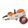 Découpeuse Thermique TSA230 STIHL + 2 AP300 + 1 AL500 + 5 Disque GX-U12 Ø230