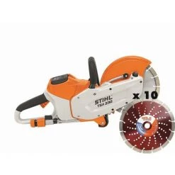 Découpeuse Thermique TSA230 STIHL + 2 AP300 + 1 AL500 + 10 Disque GX-U12 Ø230
