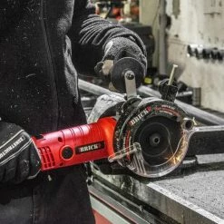 BRICK Scie Circulaire 1200W Double Lame Multimatériaux -Scie électrique portative Soldes 2747022 5