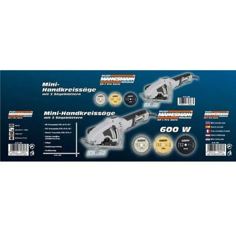 BRÜDER MANNESMANN Brüder Mannesmann Scie Circulaire Portative 85 Mm 600 W 2 BRÜDER MANNESMANN Brüder Mannesmann Scie Circulaire Portative 85 Mm 600 W – Image 2