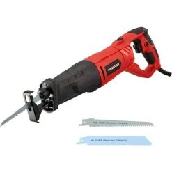 Scie Sabre 850W TEENO,2 Lames Fournies - Rouge
