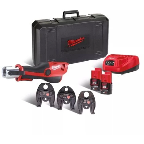 Sertisseuse Hydraulique M12 HPT-202C U-SET 16-20-25 Milwaukee 1 Sertisseuse Hydraulique M12 HPT-202C U-SET 16-20-25 Milwaukee