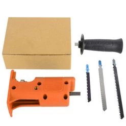 HAPPYSHOPPING Perceuse Electrique Scie Electrique Modifiee Scie Alternative Electrique Scie Sabre Domestique Type Orange