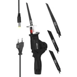 ASUPERMALL KKmoon Scies à Guichet Multifonctionnelles Portables, Scie Sabre D'Extérieur, Outils électriques Pour Couper Le Bois, Le Fer, La Tôle Et Le Plastique