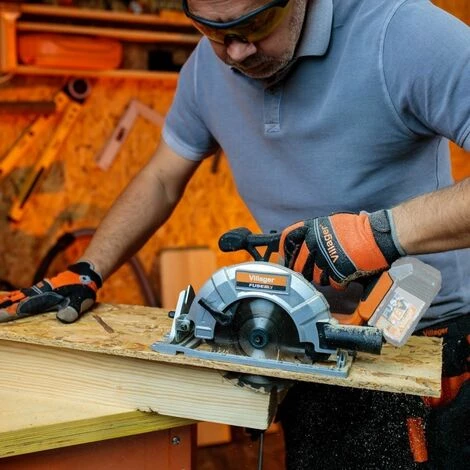 Scie Circulaire Sur Batterie Sans Fil 18V 165 Mm Fuse VLN 1620 Villager Sans Batterie Ni Chargeur - Orange 2 Scie Circulaire Sur Batterie Sans Fil 18V 165 Mm Fuse VLN 1620 Villager Sans Batterie Ni Chargeur - Orange – Image 2