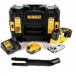 DeWalt DCS 334 P1 Scie Sauteuse Pendulaire Sans Fil 18 V Brushless + 1x Batterie 5,0Ah + Chargeur + Coffret De Transport 7 DeWalt DCS 334 P1 Scie Sauteuse Pendulaire Sans Fil 18 V Brushless + 1x Batterie 5,0Ah + Chargeur + Coffret De Transport -Scie électrique portative Soldes 28495313 3