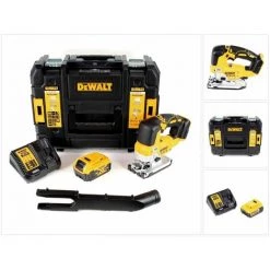 DeWalt DCS 334 P1 Scie Sauteuse Pendulaire Sans Fil 18 V Brushless + 1x Batterie 5,0Ah + Chargeur + Coffret De Transport 9 DeWalt DCS 334 P1 Scie Sauteuse Pendulaire Sans Fil 18 V Brushless + 1x Batterie 5,0Ah + Chargeur + Coffret De Transport -Scie électrique portative Soldes 28495313 5