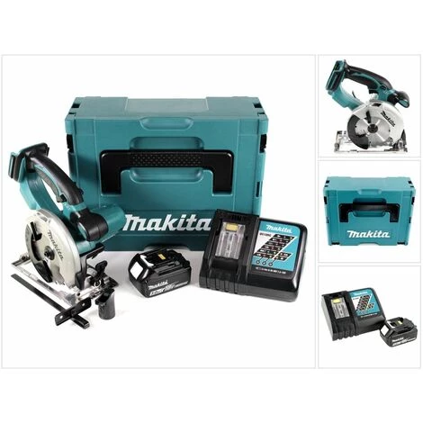 Makita DSS 501 RT1J Scie Circulaire Sans Fil 136 Mm 18V Li-ion + 1x Batterie 5,0 Ah + Chargeur + Coffret De Transport Makpac 5 Makita DSS 501 RT1J Scie Circulaire Sans Fil 136 Mm 18V Li-ion + 1x Batterie 5,0 Ah + Chargeur + Coffret De Transport Makpac – Image 5