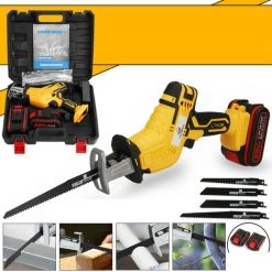 INSMA VIOLEWORKS 88V 7500mAh Scie Sabre 300mm Scie Alternative Sans Fil Bois Métal Avec 2 Batterie + 4 Lames 7 INSMA VIOLEWORKS 88V 7500mAh Scie Sabre 300mm Scie Alternative Sans Fil Bois Métal Avec 2 Batterie + 4 Lames -Scie électrique portative Soldes 29753400 3