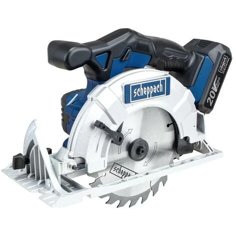 SCIE CIRCULAIRE SANS FIL AVEC BATTERIE 20V 2.0AH SCHEPPACH CCS165-20ProS 4 SCIE CIRCULAIRE SANS FIL AVEC BATTERIE 20V 2.0AH SCHEPPACH CCS165-20ProS – Image 4