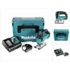 Makita DJV 182 RG1J Scie Sauteuse Sans Fil 18V Brushless + 1x Batterie 5,0Ah + Chargeur + Coffret