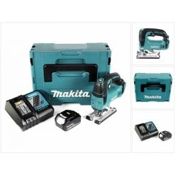 Makita DJV 182 RG1J Scie Sauteuse Sans Fil 18V Brushless + 1x Batterie 5,0Ah + Chargeur + Coffret