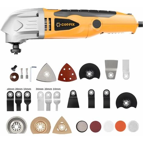 COOFIX 220v Kit D'outils Oscillants électriques Multifonctions Accessoires De Scie Pour Tondeuse électrique Universelle 2 COOFIX 220v Kit D'outils Oscillants électriques Multifonctions Accessoires De Scie Pour Tondeuse électrique Universelle – Image 2