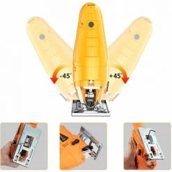 COOFIX 610 W Scie Sauteuse Laser Avec Lumière LED Cie électrique Guide De Lumière LED Outils électriques Pour Le Travail Du Bois -Scie électrique portative Soldes 31061639 3