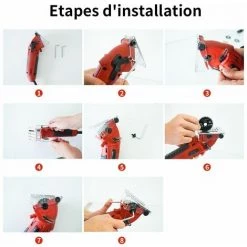 COOFIX 400w Mini Scie Circulaire Coupe De Bois Outil électrique Portable Multifonctionnel -Scie électrique portative Soldes 31061655 5