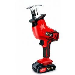 COOFIX 18V Scie Alternative Sans Fil Avec 10 Lame Différente Avec Une Batterie Et Un Chargeur -Scie électrique portative Soldes 31061901 5