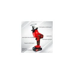 COOFIX 12 V Scie Alternative Multifonctionnelle Scie électrique Avec 1 Chargeur Et 1 Batterie Avec 10 Lames