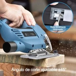 BLACKPINE - Scie Sauteuse 900W Scie Électrique 6 Vitesse Réglable Angle Max 45° Taux De Coupe 3000 SPM Avec Lame De Coupe De L’alumi -Scie électrique portative Soldes 32703006 3