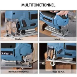 BLACKPINE - Scie Sauteuse 900W Scie Électrique 6 Vitesse Réglable Angle Max 45° Taux De Coupe 3000 SPM Avec Lame De Coupe De L’alumi -Scie électrique portative Soldes 32703006 5
