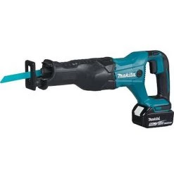 BANYO Scie Sabre Sans Fil MAKITA DJR186RT 18V Avec 1x Batterie 5,0 Ah Et Chargeur