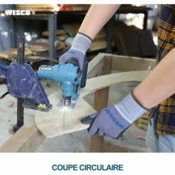 WESCO TOOL WESCO 2 En 1 Scie Sabre Et Scie Sauteuse Sans Fil 18V Avec Batterie Li-ion 2.0AH, 10 Lames WS2979.1 -Scie électrique portative Soldes 33163725 3