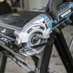 WESCO TOOL WESCO 18V Scie Circulaire Avec Batterie Li'ion 2.0Ah, Lame De 85 Mm WS2978 -Scie électrique portative Soldes 33267249 3