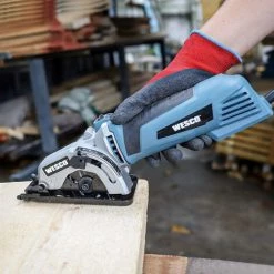 WESCO TOOLS 500W Mini Scie Circulaire, 5100/min, Profondeur De Coupe Maximum 27mm WS3453 -Scie électrique portative Soldes 33267281 3