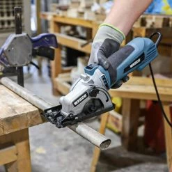 WESCO TOOLS 500W Mini Scie Circulaire, 5100/min, Profondeur De Coupe Maximum 27mm WS3453 -Scie électrique portative Soldes 33267281 4