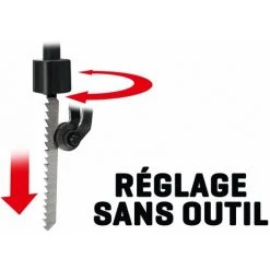 Scie Sauteuse Sans Fil 18V BLUE RIDGE, Course 24mm, Coupe Bevel 45°, Lampe LED Avec 10pcs Kits, BR2802 -Scie électrique portative Soldes 33620507 5