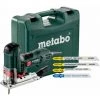 METABO® Metabo Scie Sauteuse STE 100 Quick Ensemble Avec Coffret Et Lames De Scie