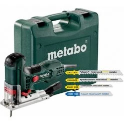 METABO® Metabo Scie Sauteuse STE 100 Quick Ensemble Avec Coffret Et Lames De Scie