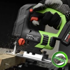 CONSTRUCTOR SCIE SAUTEUSE MAX 20V + BAT.4AH + CHARG. -Scie électrique portative Soldes 33742879 4