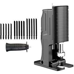 ASUPERMALL Sabre-Scies Perceuse Electrique Modified-Scies A Main Menagers Scies-Bois Reciprocating Portable Outil De Coupe, Type 1 & 15 Lames De Scie