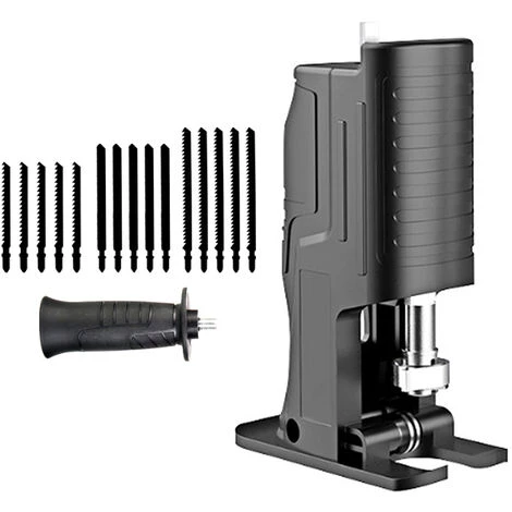 ASUPERMALL Sabre-Scies Perceuse Electrique Modified-Scies A Main Menagers Scies-Bois Reciprocating Portable Outil De Coupe, Type 1 & 15 Lames De Scie 1 ASUPERMALL Sabre-Scies Perceuse Electrique Modified-Scies A Main Menagers Scies-Bois Reciprocating Portable Outil De Coupe, Type 1 & 15 Lames De Scie