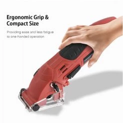 Kkmoon Scie Circulaire Compacte Circulaire Scie Electrique Avec 3 Lames De Scie 3400Rpm Profondeur De Coupe Reglable Multifonctions Scies Circulaires De Poche Avec Boite De Rangement -Scie électrique portative Soldes 33971741 5