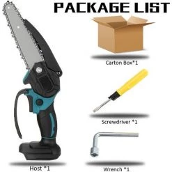 SWAGX 2000W 88VF 120mm Scie à Chaine électrique Bleu Pour Makita 18V(Machine Seule) -Scie électrique portative Soldes 34179020 3