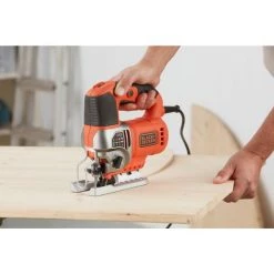 BLACK & DECKER Scie Sauteuse Filaire AUTOSELECT 650W BLACK+DECKER BES610K-QS -Scie électrique portative Soldes 34599420 3