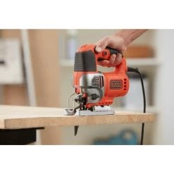 BLACK & DECKER Scie Sauteuse Filaire AUTOSELECT 650W BLACK+DECKER BES610K-QS -Scie électrique portative Soldes 34599420 4