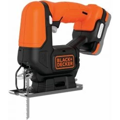 BLACK & DECKER Scie Sauteuse Sans Fil - 12 V - 1,5 Ah - 1 Batterie - 1 Lame Pour Le Bois - Livrée En Sac De Rangement
