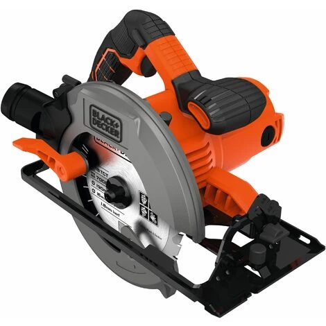 BLACK & DECKER Scie Circulaire Filaire - 5500 Rpm 1500W BLACK+DECKER CS1550-QS 1 BLACK & DECKER Scie Circulaire Filaire - 5500 Rpm 1500W BLACK+DECKER CS1550-QS