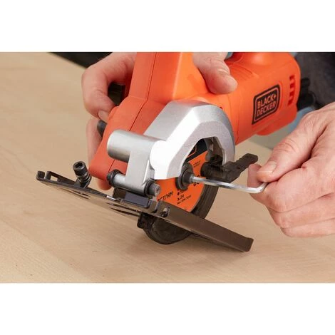 BLACK & DECKER Mini Scie Circulaire Filaire 400W - 3600 Trs/minute BLACK+DECKER BES510K-QS 5 BLACK & DECKER Mini Scie Circulaire Filaire 400W - 3600 Trs/minute BLACK+DECKER BES510K-QS – Image 5