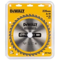 DEWALT DT1955-QZ - Cie Circulaire Portative Pourla Con Truction 235x30mm 40D ATB10 °