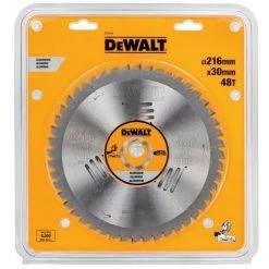DEWALT DT1914-QZ - Tationarylame De Cie Circulaire 216x30mm 48D Pourl'aluminium TCG -5 °
