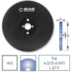 IZAR 75582 - Cie Circulaire De Coupe Cie Circulaire H Dentado Antigrip Bw 275x2.50x32 Z110