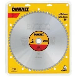 DEWALT DT1926-QZ - Sheet Pour Cie Circulaire Tationnaire 355x25.4mm 66D Pour D'acier JCC1 5 °