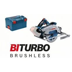 Bosch Scie Circulaire Sans Fil BITURBO GKS 18V-68 GC / Sans Batterie Ni Chargeur En L-BOXX
